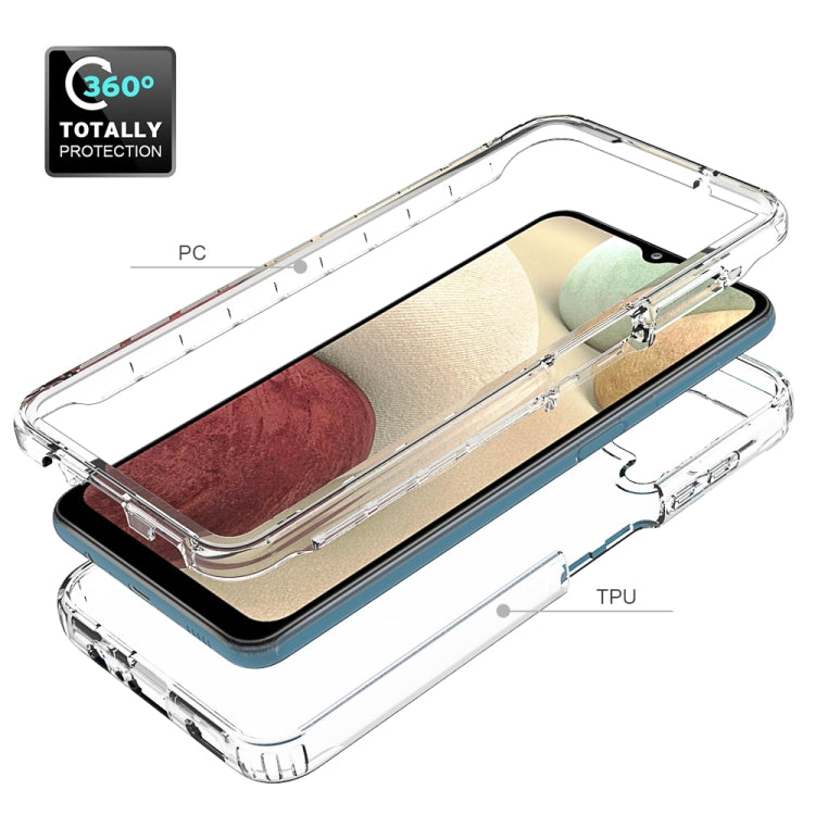 For Samsung Galaxy A12 Shockproof Highly Transparent PC+TPU Protective Case by buy2fix