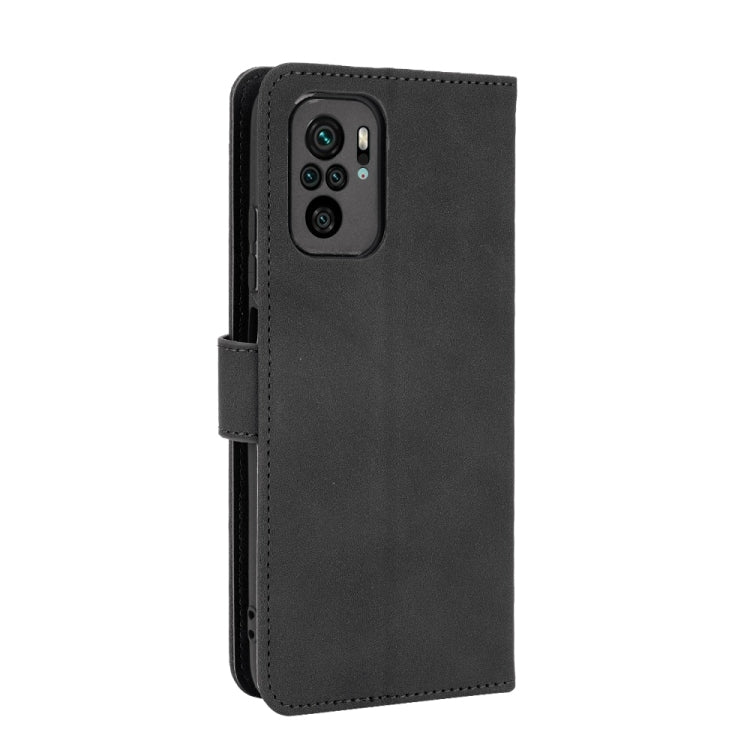 For Xiaomi Redmi Note 10S Solid Color Skin Feel Magnetic Buckle Horizontal Flip Calf Texture PU Leather Case with Holder & Card Slots & Wallet(Black) - Xiaomi Cases by buy2fix | Online Shopping UK | buy2fix