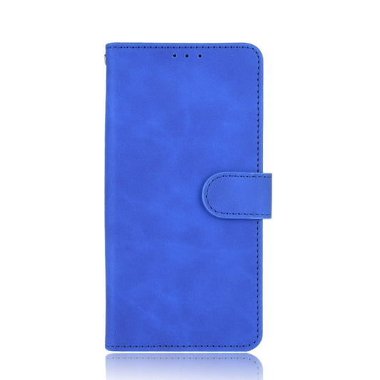 For Xiaomi Redmi Note 10S Solid Color Skin Feel Magnetic Buckle Horizontal Flip Calf Texture PU Leather Case with Holder & Card Slots & Wallet(Blue) by buy2fix
