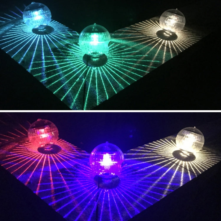 Solar Power Outdoor Pool Floating Ball Waterproof Light Garden Decoration Lamp(Warm Light) - Underwater Lights by buy2fix | Online Shopping UK | buy2fix