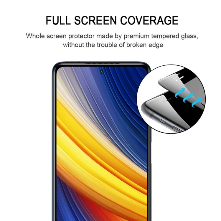 For Xiaomi Poco X3 Pro Full Glue Full Screen Tempered Glass Film - by buy2fix | Online Shopping UK | buy2fix