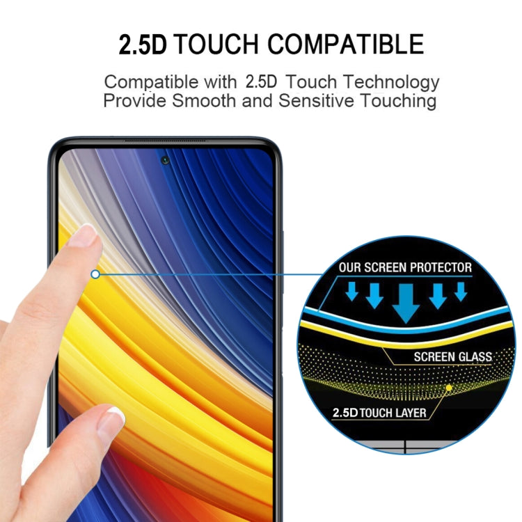 For Xiaomi Poco X3 Pro Full Glue Full Screen Tempered Glass Film - by buy2fix | Online Shopping UK | buy2fix