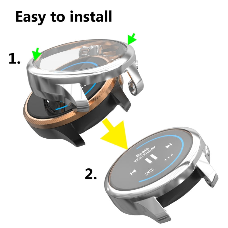 Electroplating Full Coverage TPU Protective Case for Garmin Venu(Rose Gold) - Watch Cases by buy2fix | Online Shopping UK | buy2fix