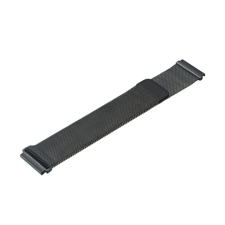 20mm Milanese Stainless Steel Replacement Watchband for Amazfit GTS / Amazfit GTS 2(Black) - Watch Bands by buy2fix | Online Shopping UK | buy2fix