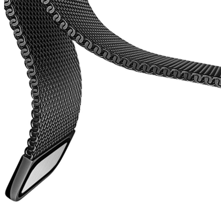 20mm Milanese Stainless Steel Replacement Watchband for Amazfit GTS / Amazfit GTS 2(Black) - Watch Bands by buy2fix | Online Shopping UK | buy2fix