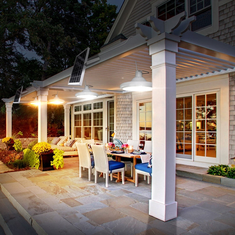 Smart Induction 56LEDs Solar Light Indoor and Outdoor Garden Garage LED Lamp, Light Color:Warm Light(Black) - Solar Lights by buy2fix | Online Shopping UK | buy2fix