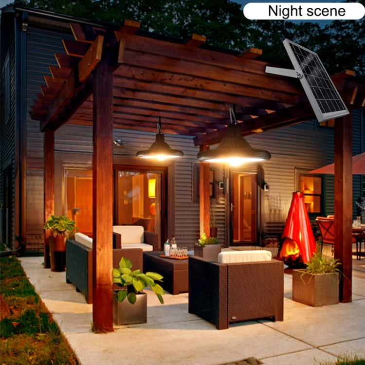 Smart Induction 56LEDs Solar Light Indoor and Outdoor Garden Garage LED Lamp, Light Color:Warm Light(Black) - Solar Lights by buy2fix | Online Shopping UK | buy2fix