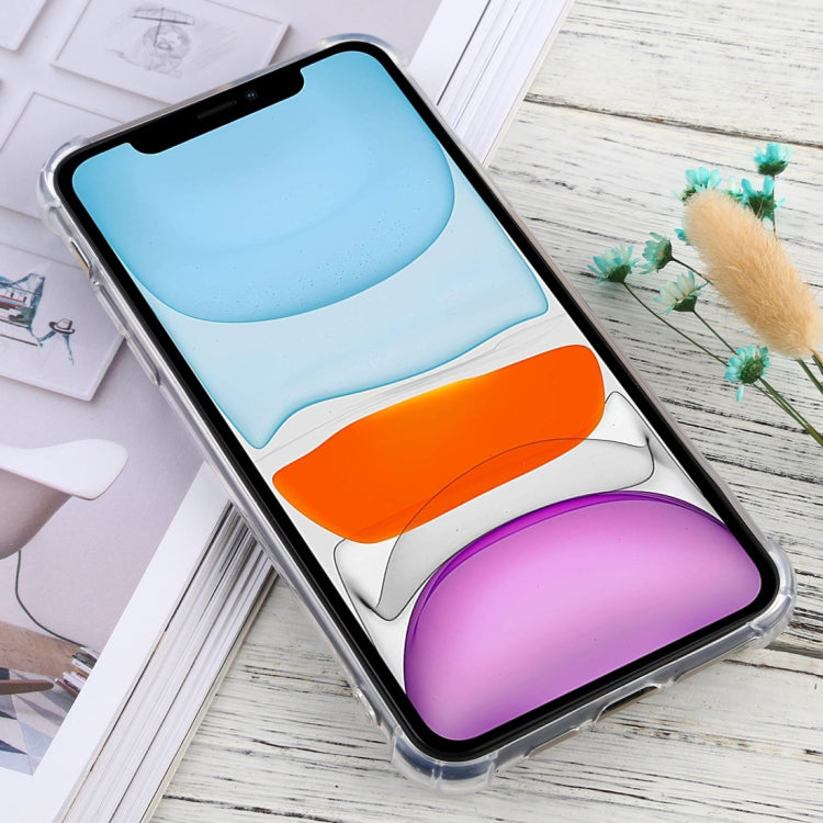 For iPhone 11 Four-Corner Anti-Drop Ultra-Thin TPU Case(Transparent) - iPhone 11 Cases by buy2fix | Online Shopping UK | buy2fix