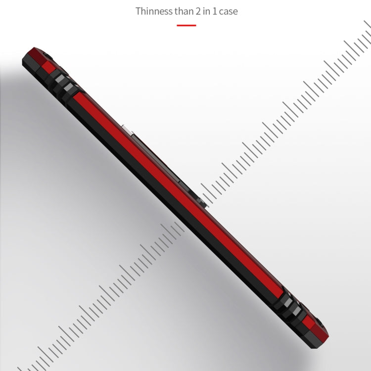 For Xiaomi Redmi Note 8 Pro Armor Shockproof TPU + PC Protective Case with 360 Degree Rotation Holder(Black) - Xiaomi Cases by buy2fix | Online Shopping UK | buy2fix