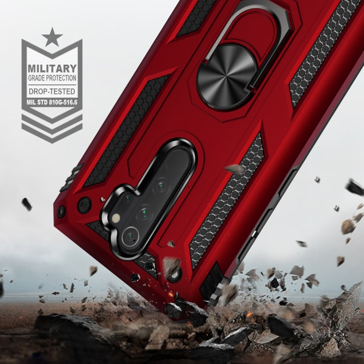 For Xiaomi Redmi Note 8 Pro Armor Shockproof TPU + PC Protective Case with 360 Degree Rotation Holder(Blue) - Xiaomi Cases by buy2fix | Online Shopping UK | buy2fix