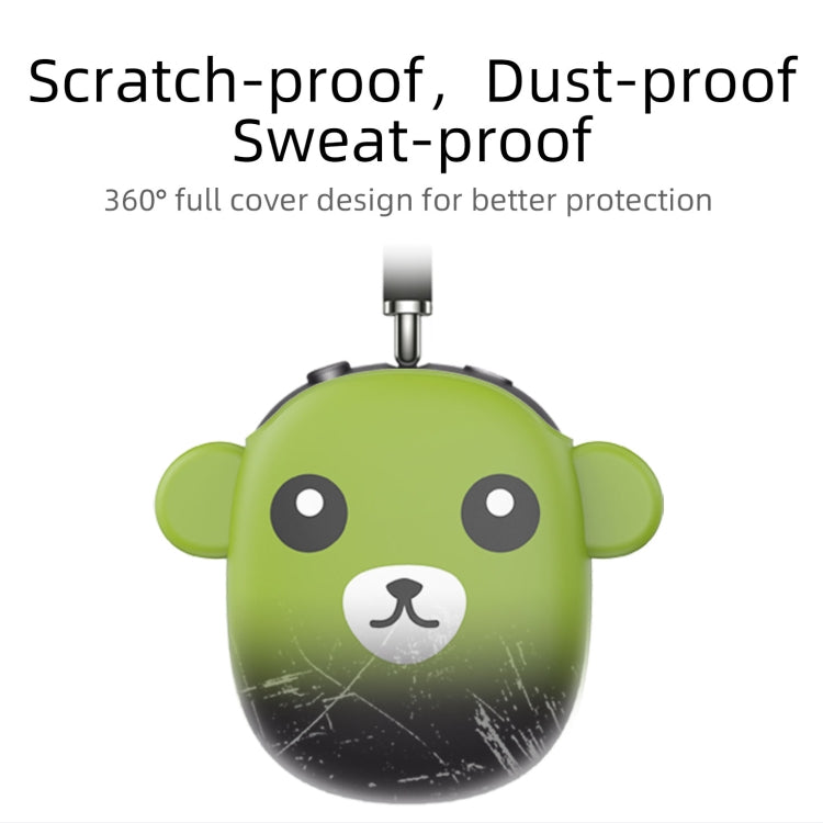 Hifylux AP-PF8 Liquid Silicone Anti-scratch Headset Silicone Protective Case for AirPods Max(Green) - For AirPods Max by buy2fix | Online Shopping UK | buy2fix