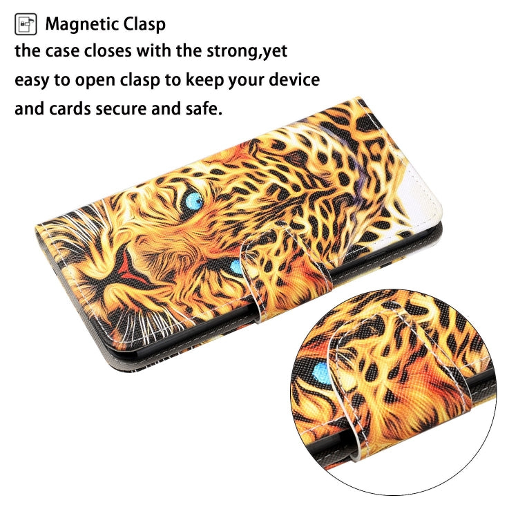 For Honor 10 Lite Colored Drawing Pattern Horizontal Flip Leather Case with Holder & Card Slots & Wallet & Lanyard(Yellow Leopard) - Honor Cases by buy2fix | Online Shopping UK | buy2fix