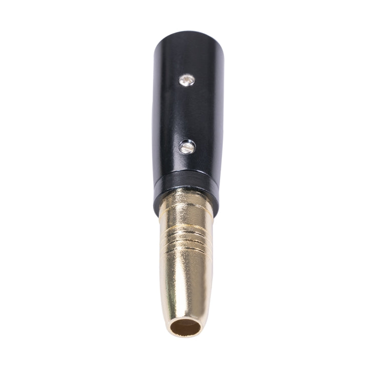 2 PCS LZ1164G Gilded 6.35mm Female to XRL Male Audio Adapter Microphone Stereo Speaker Connector - Microphone Audio Cable & Connector by buy2fix | Online Shopping UK | buy2fix