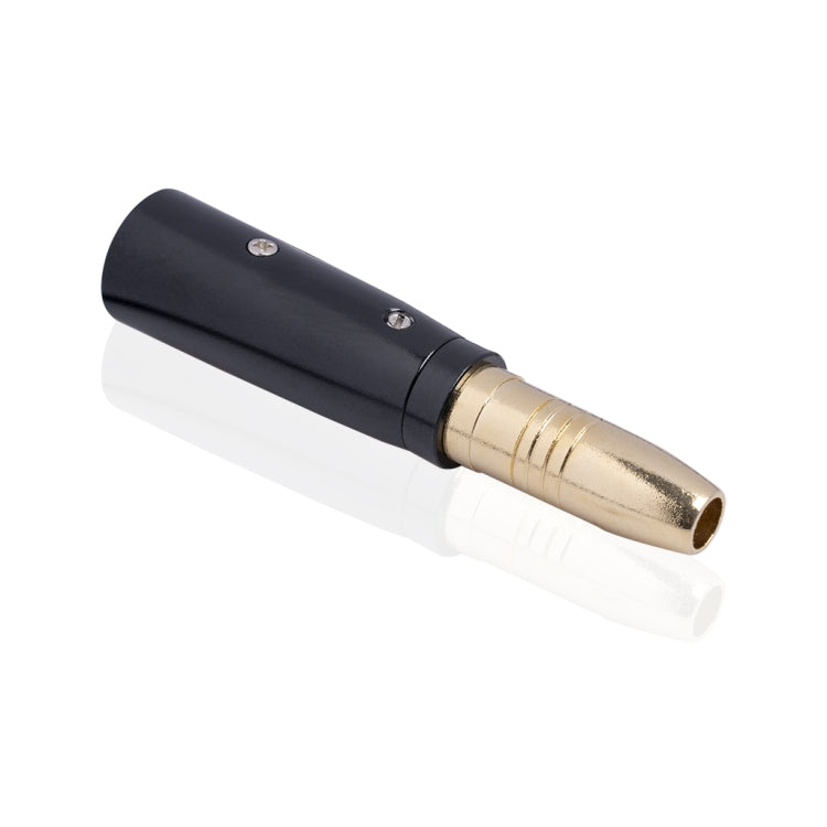 2 PCS LZ1164G Gilded 6.35mm Female to XRL Male Audio Adapter Microphone Stereo Speaker Connector - Microphone Audio Cable & Connector by buy2fix | Online Shopping UK | buy2fix
