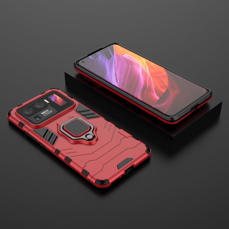 For Xiaomi Mi 11 Ultra PC + TPU Shockproof Protective Case with Magnetic Ring Holder(Red) - Xiaomi Cases by buy2fix | Online Shopping UK | buy2fix