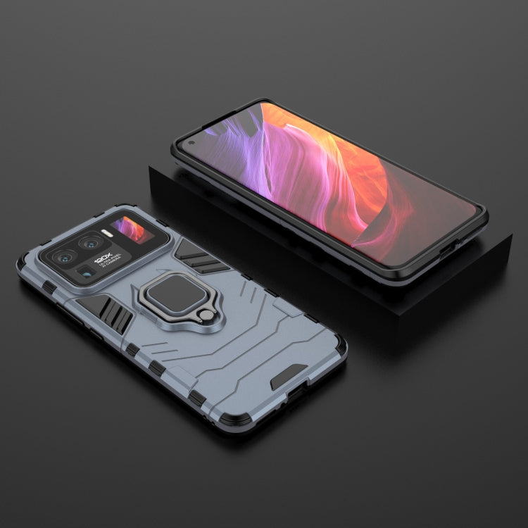 For Xiaomi Mi 11 Ultra PC + TPU Shockproof Protective Case with Magnetic Ring Holder(Navy Blue) - Xiaomi Cases by buy2fix | Online Shopping UK | buy2fix