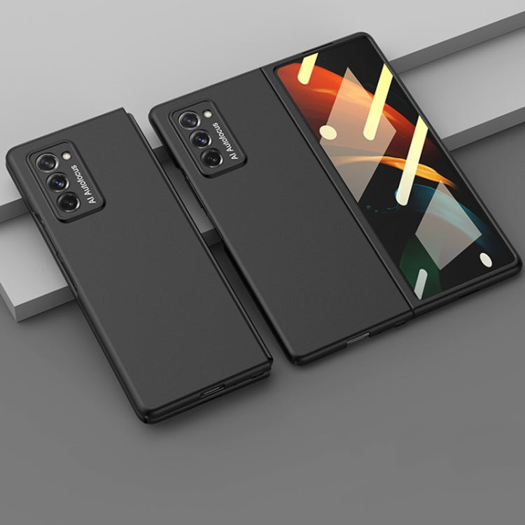 For Samsung Galaxy Z Fold2 5G GKK Ultra-thin Full Coverage Protective Case + Screen Protector(Black) - Galaxy Phone Cases by GKK | Online Shopping UK | buy2fix