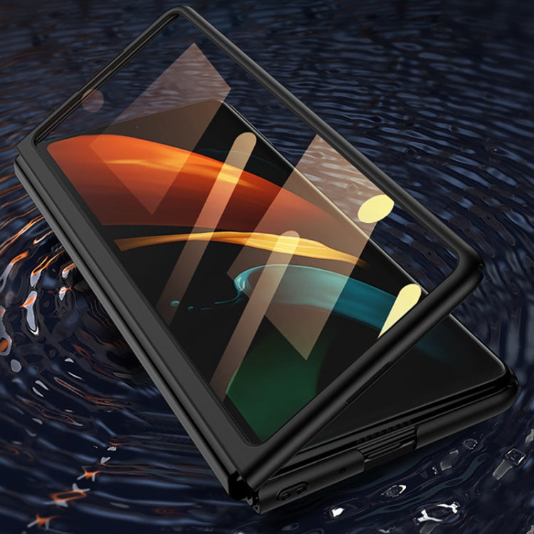 For Samsung Galaxy Z Fold2 5G GKK Ultra-thin Full Coverage Protective Case + Screen Protector(Black) - Galaxy Phone Cases by GKK | Online Shopping UK | buy2fix