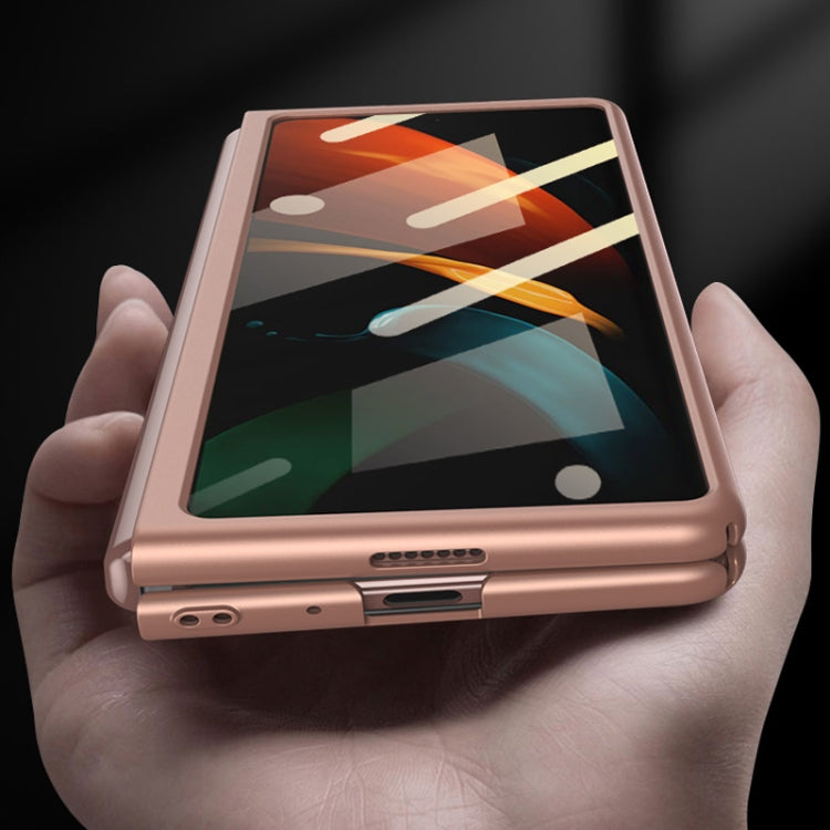 For Samsung Galaxy Z Fold2 5G GKK Ultra-thin Full Coverage Protective Case + Screen Protector(Black) - Galaxy Phone Cases by GKK | Online Shopping UK | buy2fix