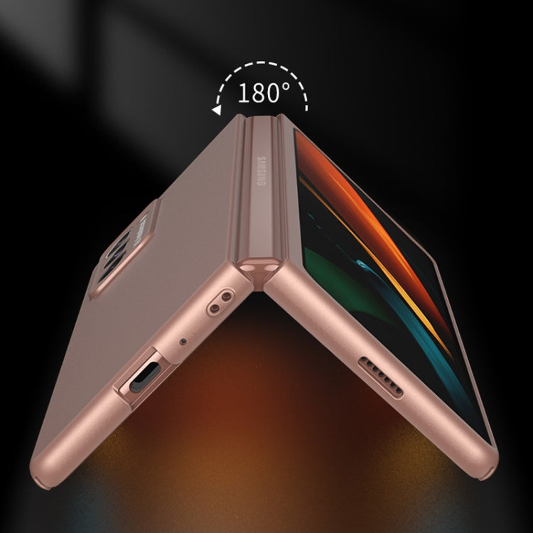 For Samsung Galaxy Z Fold2 5G GKK Ultra-thin Full Coverage Protective Case + Screen Protector(Black) - Galaxy Phone Cases by GKK | Online Shopping UK | buy2fix