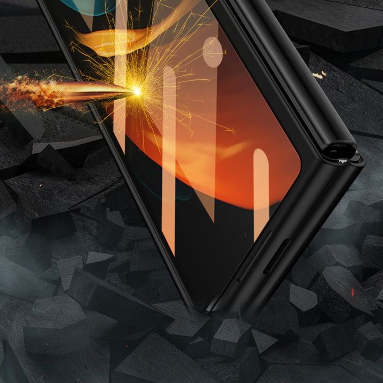 For Samsung Galaxy Z Fold2 5G GKK Ultra-thin Full Coverage Protective Case + Screen Protector(Black) - Galaxy Phone Cases by GKK | Online Shopping UK | buy2fix