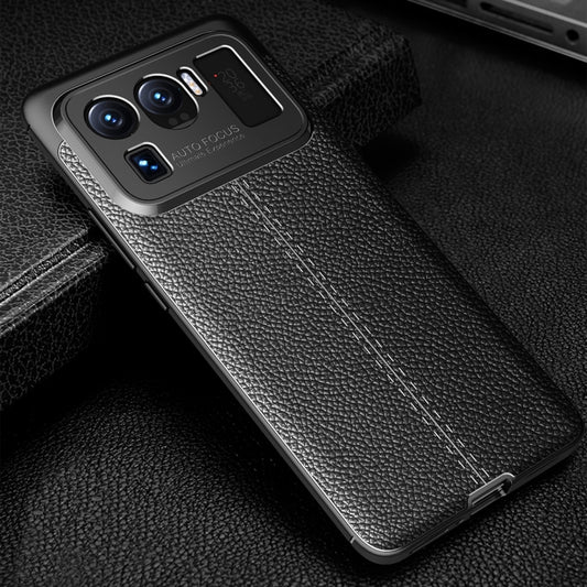 For Xiaomi Mi 11 Ultra Litchi Texture TPU Shockproof Case(Black) by buy2fix