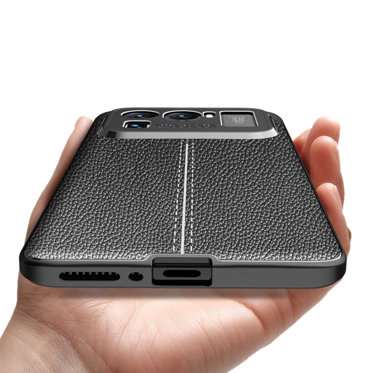For Xiaomi Mi 11 Ultra Litchi Texture TPU Shockproof Case(Black) - Xiaomi Cases by buy2fix | Online Shopping UK | buy2fix