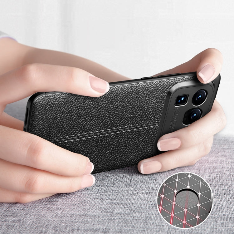 For Xiaomi Mi 11 Ultra Litchi Texture TPU Shockproof Case(Black) - Xiaomi Cases by buy2fix | Online Shopping UK | buy2fix