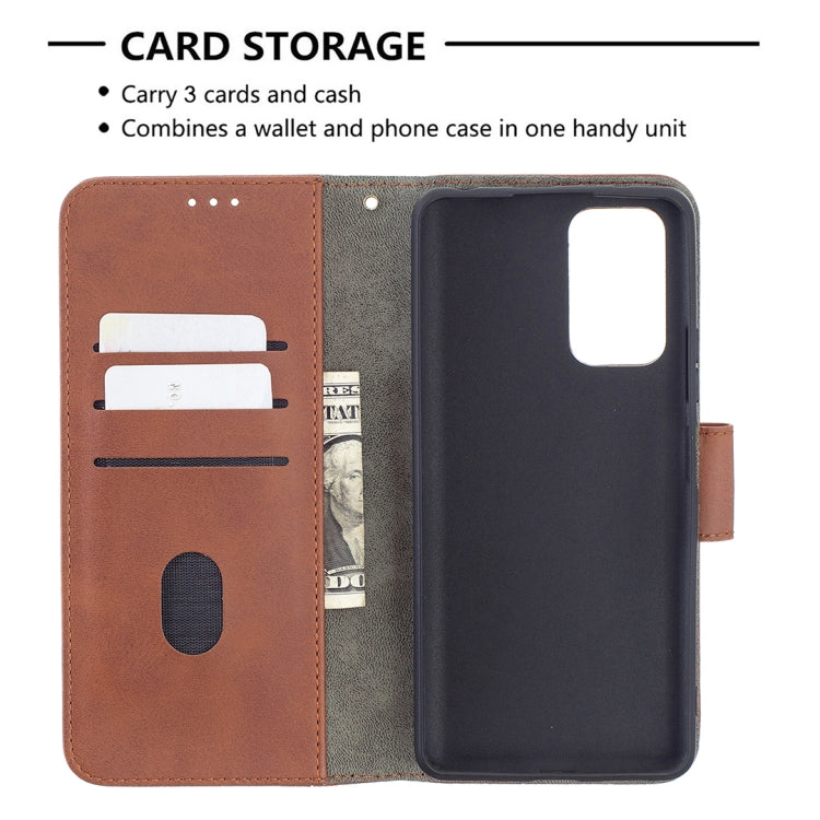 For Xiaomi Redmi Note 10 Pro Matching Color Crocodile Texture Horizontal Flip PU Leather Case with Wallet & Holder & Card Slots(Brown) - Xiaomi Cases by buy2fix | Online Shopping UK | buy2fix