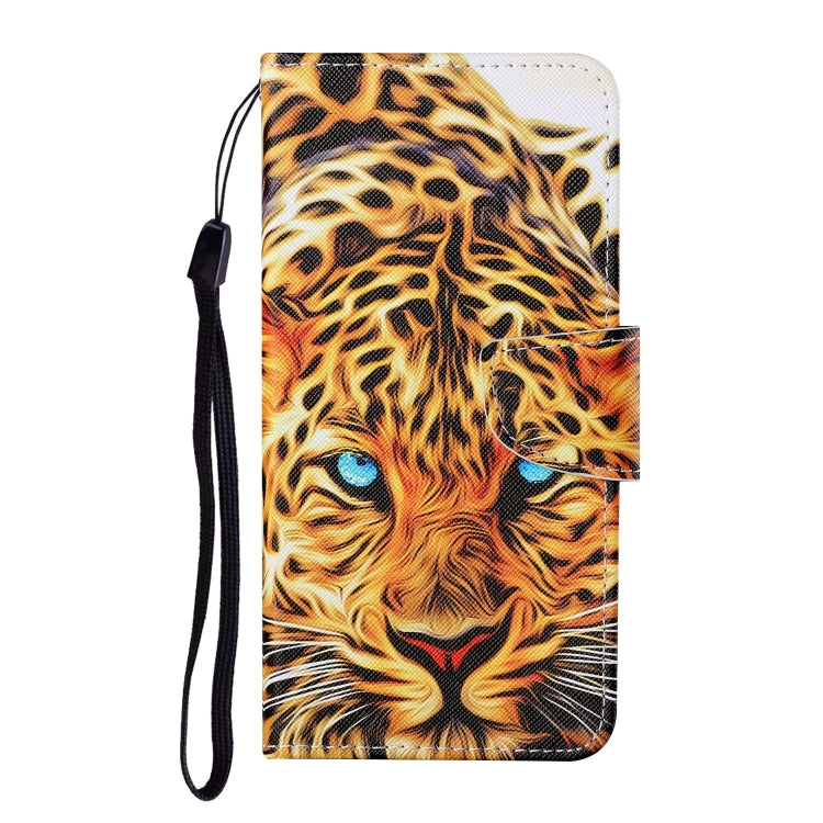 For Samsung Galaxy S21+ 5G Colored Drawing Pattern Horizontal Flip Leather Case with Holder & Card Slots & Wallet & Lanyard(Yellow Leopard) - Galaxy S21+ 5G Cases by buy2fix | Online Shopping UK | buy2fix