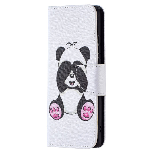 For Huawei P50 Pro Colored Drawing Pattern Horizontal Flip Leather Case with Holder & Card Slots & Wallet(Panda) by buy2fix