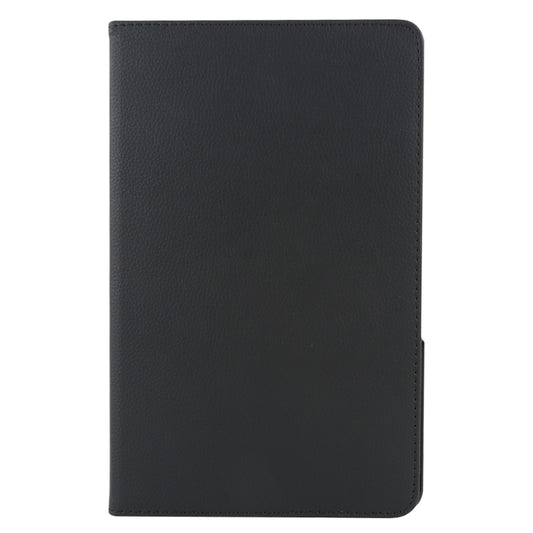 For Lenovo Tab P11 / Tab P11 5G Litchi Texture Horizontal Flip 360 Degrees Rotation Leather Case with Holder(Black) by buy2fix