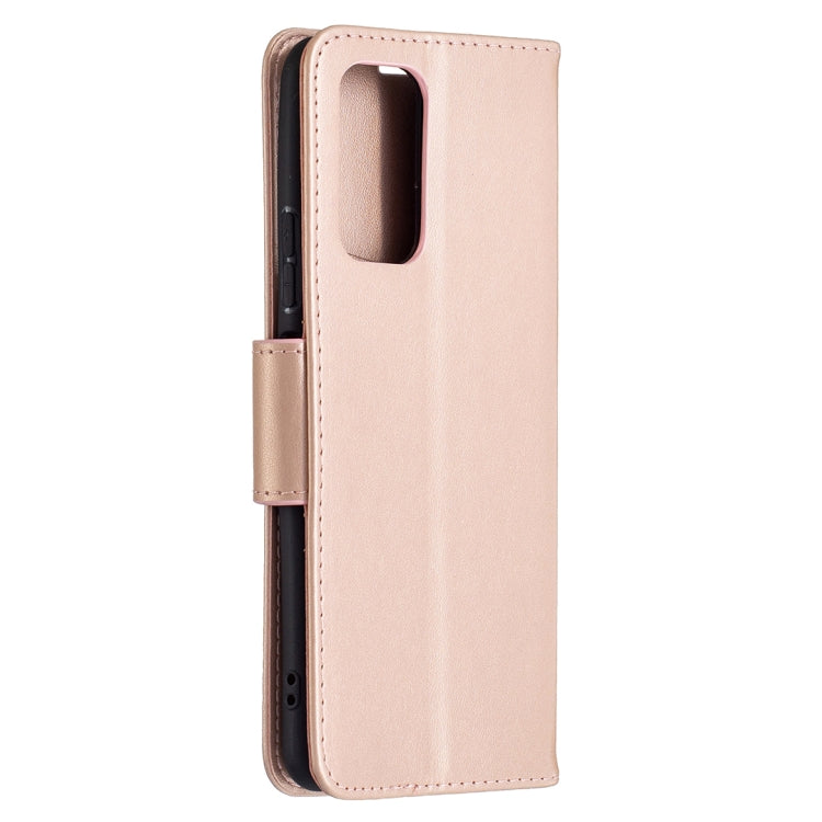 For Xiaomi Redmi Note 10 Pro Two Butterflies Embossing Pattern Horizontal Flip Leather Case with Holder & Card Slot & Wallet & Lanyard(Rose Gold) - Xiaomi Cases by buy2fix | Online Shopping UK | buy2fix