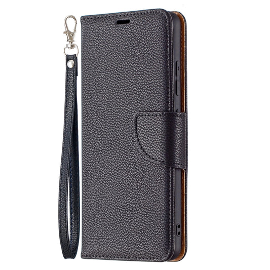 For Samsung Galaxy A32 4G Litchi Texture Pure Color Horizontal Flip Leather Case with Holder & Card Slots & Wallet & Lanyard(Black) by buy2fix