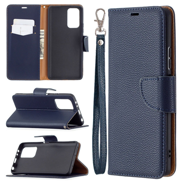For Xiaomi Redmi Note 10 Pro Litchi Texture Pure Color Horizontal Flip Leather Case with Holder & Card Slots & Wallet & Lanyard(Dark Blue) - Xiaomi Cases by buy2fix | Online Shopping UK | buy2fix