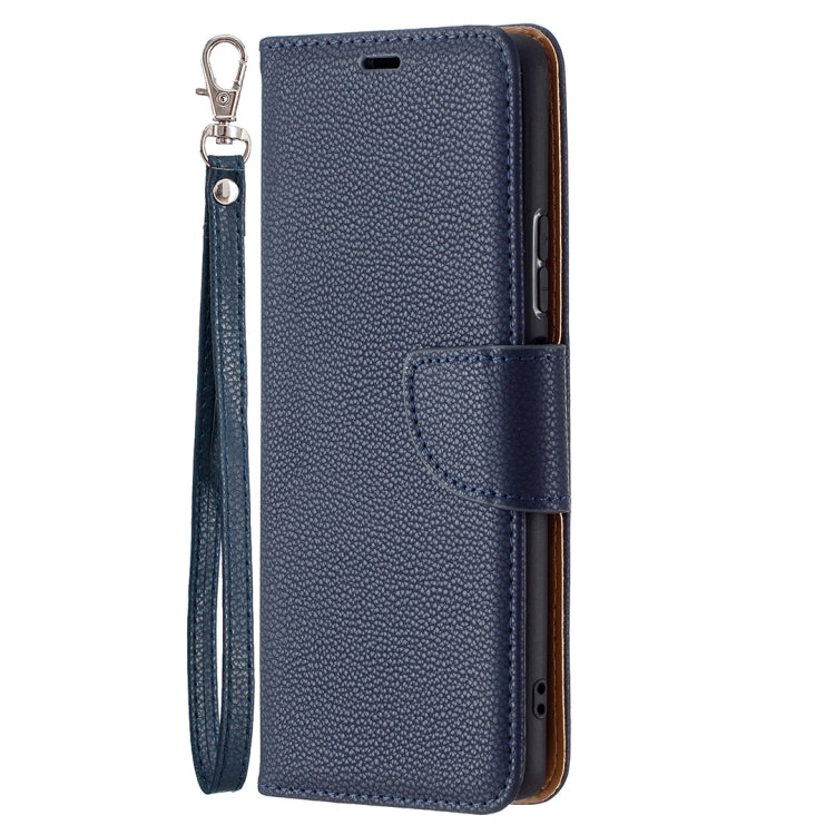 For Xiaomi Redmi Note 10 Pro Litchi Texture Pure Color Horizontal Flip Leather Case with Holder & Card Slots & Wallet & Lanyard(Dark Blue) - Xiaomi Cases by buy2fix | Online Shopping UK | buy2fix