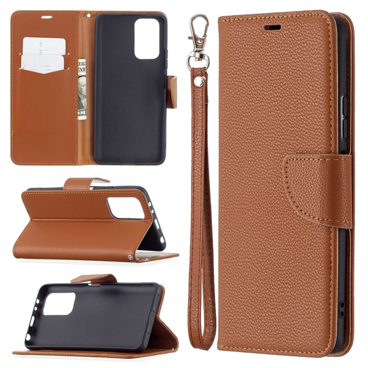 For Xiaomi Redmi Note 10 Pro Litchi Texture Pure Color Horizontal Flip Leather Case with Holder & Card Slots & Wallet & Lanyard(Brown) - Xiaomi Cases by buy2fix | Online Shopping UK | buy2fix