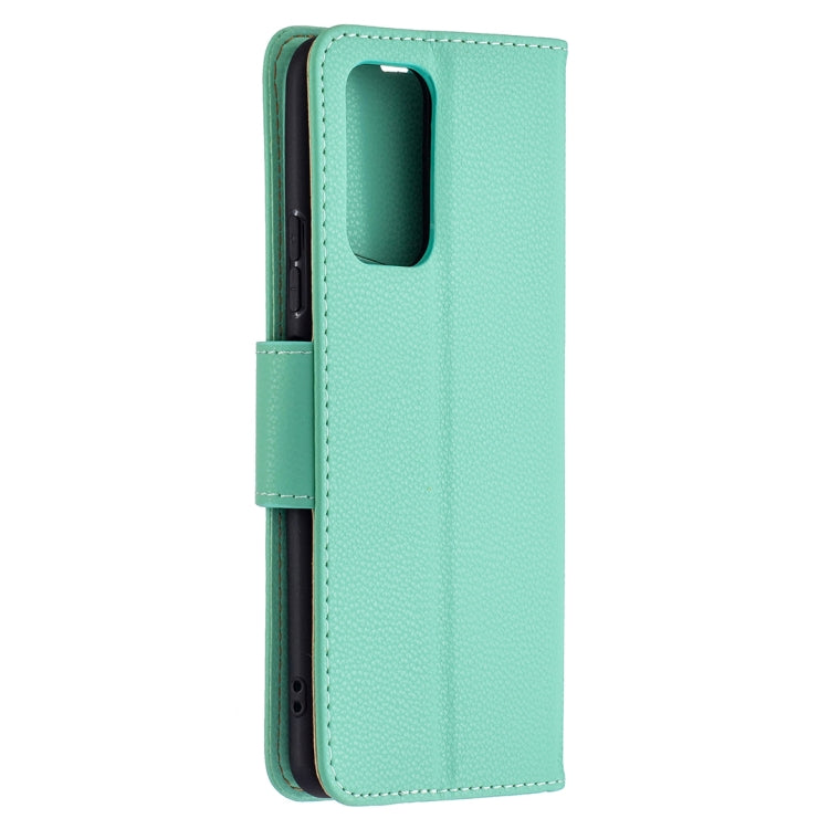 For Xiaomi Redmi Note 10 Pro Litchi Texture Pure Color Horizontal Flip Leather Case with Holder & Card Slots & Wallet & Lanyard(Green) - Xiaomi Cases by buy2fix | Online Shopping UK | buy2fix