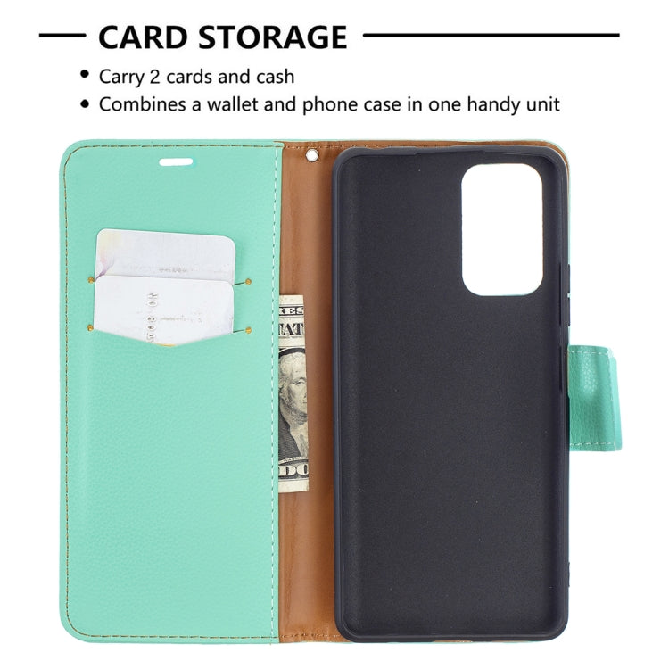 For Xiaomi Redmi Note 10 Pro Litchi Texture Pure Color Horizontal Flip Leather Case with Holder & Card Slots & Wallet & Lanyard(Green) - Xiaomi Cases by buy2fix | Online Shopping UK | buy2fix