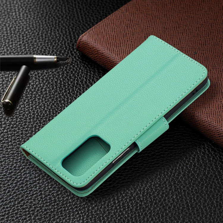For Xiaomi Redmi Note 10 Pro Litchi Texture Pure Color Horizontal Flip Leather Case with Holder & Card Slots & Wallet & Lanyard(Green) - Xiaomi Cases by buy2fix | Online Shopping UK | buy2fix