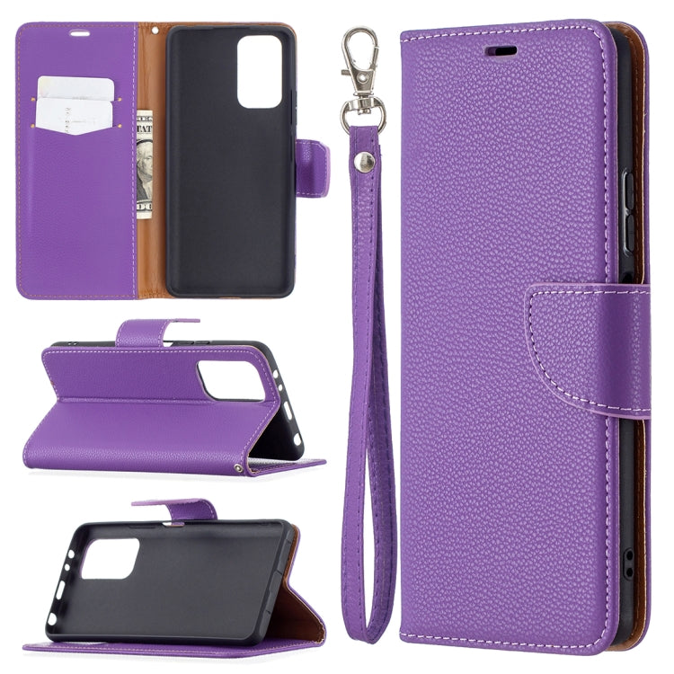 For Xiaomi Redmi Note 10 Pro Litchi Texture Pure Color Horizontal Flip Leather Case with Holder & Card Slots & Wallet & Lanyard(Purple) - Xiaomi Cases by buy2fix | Online Shopping UK | buy2fix