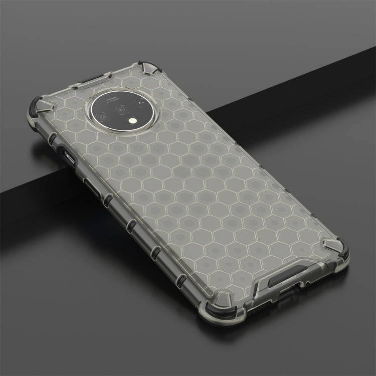 For OnePlus 7T Shockproof Honeycomb PC + TPU Case(Black) - Xiaomi Cases by buy2fix | Online Shopping UK | buy2fix