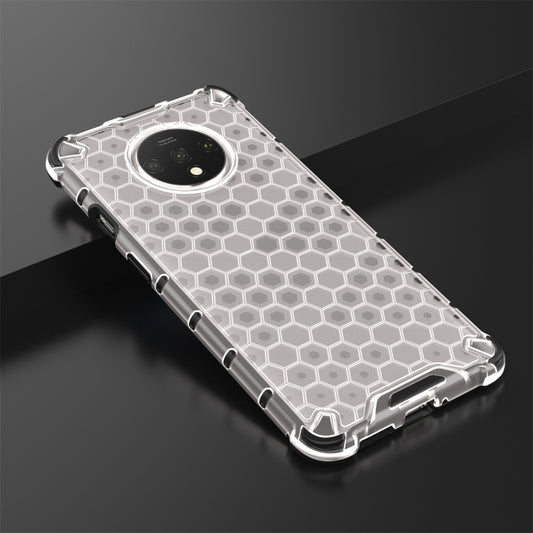 For OnePlus 7T Shockproof Honeycomb PC + TPU Case(Grey) by buy2fix
