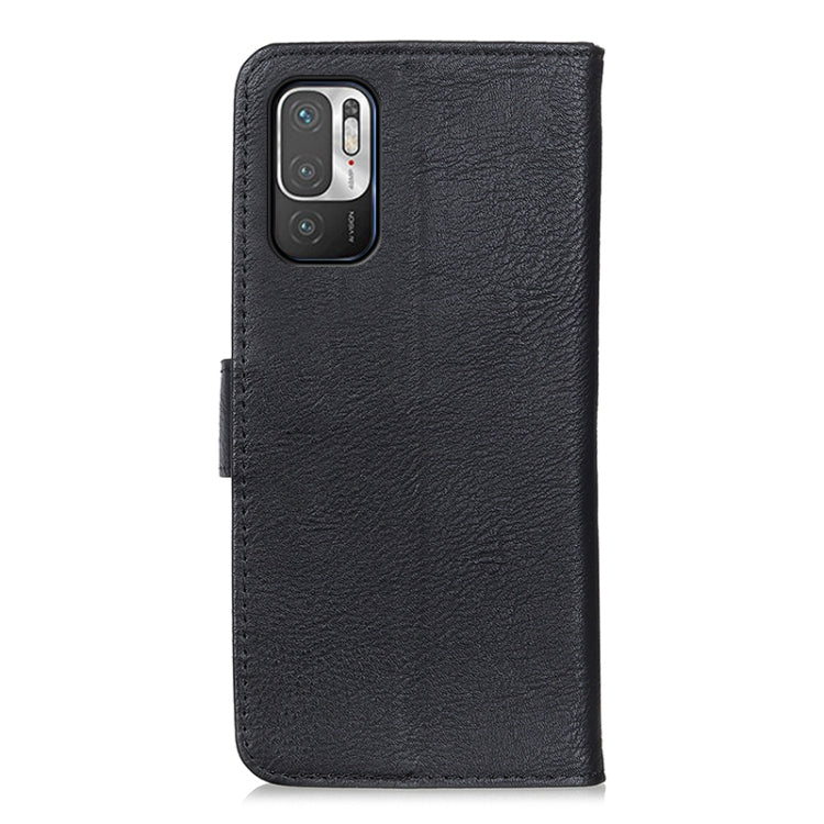 For Xiaomi Poco M3 Pro 4G / Poco M3 Pro 5G / Redmi Note 10 5G KHAZNEH Cowhide Texture Horizontal Flip Leather Case with Holder & Card Slots & Wallet(Black) - Xiaomi Cases by buy2fix | Online Shopping UK | buy2fix