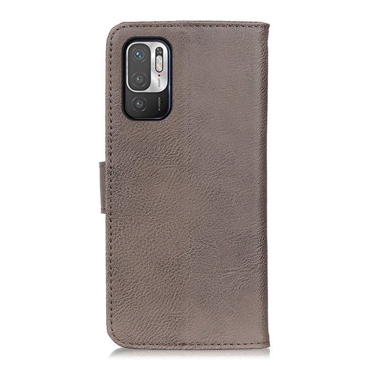 For Xiaomi Poco M3 Pro 4G / Poco M3 Pro 5G / Redmi Note 10 5G KHAZNEH Cowhide Texture Horizontal Flip Leather Case with Holder & Card Slots & Wallet(Khaki) - Xiaomi Cases by buy2fix | Online Shopping UK | buy2fix