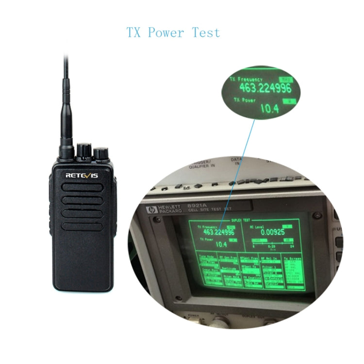 RETEVIS RT1 10W UHF 400-520MHz 16CH Handheld Walkie Talkie, US Plug by RETEVIS