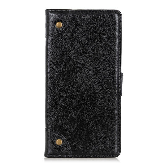 For OPPO A93 5G / A54 5G / A74 5G Copper Buckle Nappa Texture Horizontal Flip Leather Case with Holder & Card Slots & Wallet(Black) by buy2fix