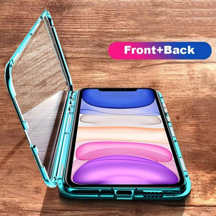For iPhone 11 PC Magneto Shell Series All-Inclusive Anti-Fall Waterproof Protection Case(Blue) - iPhone 11 Cases by buy2fix | Online Shopping UK | buy2fix