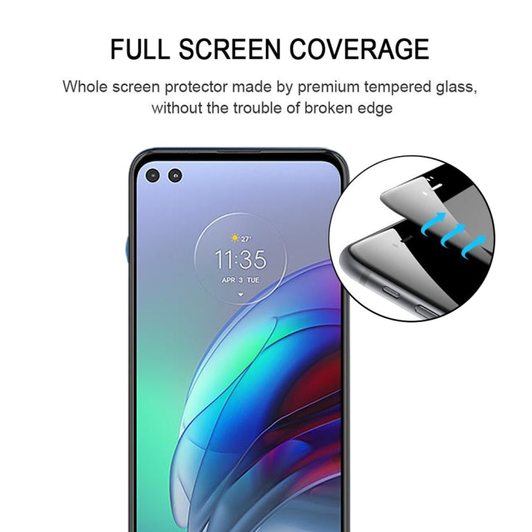 For Motorola Moto G100 Full Glue Full Screen Tempered Glass Film - Motorola Tempered Glass by buy2fix | Online Shopping UK | buy2fix