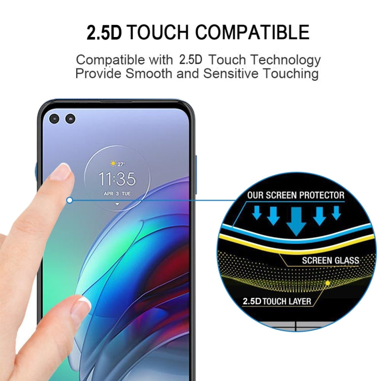 For Motorola Moto G100 Full Glue Full Screen Tempered Glass Film - Motorola Tempered Glass by buy2fix | Online Shopping UK | buy2fix